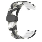 Bracelet de montre en silicone camouflage à fermoir magnétique, pour Samsung Galaxy Watch5 / 5 Pro / Watch 4 / 4 Classic