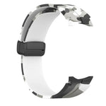 Bracelet de montre en silicone camouflage à fermoir magnétique, pour Samsung Galaxy Watch5 / 5 Pro / Watch 4 / 4 Classic