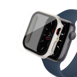 Étui de protection intégré pour montre en polycarbonate dépoli avec film trempé anti-espion