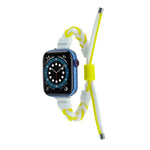 Bracelet de montre en nylon tressé en silicone, pour Apple Watch 42 mm, pour Apple Watch 38 mm