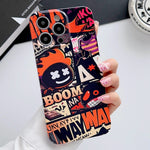 Painted Pattern Precise Hole PC Phone Case, For iPhone 13 Pro Max