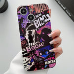 Painted Pattern Precise Hole PC Phone Case, For iPhone 13