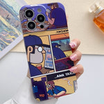 Painted Pattern Precise Hole PC Phone Case, For iPhone 12 Pro Max