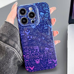 Painted Pattern Precise Hole PC Phone Case, For iPhone 12 Pro Max