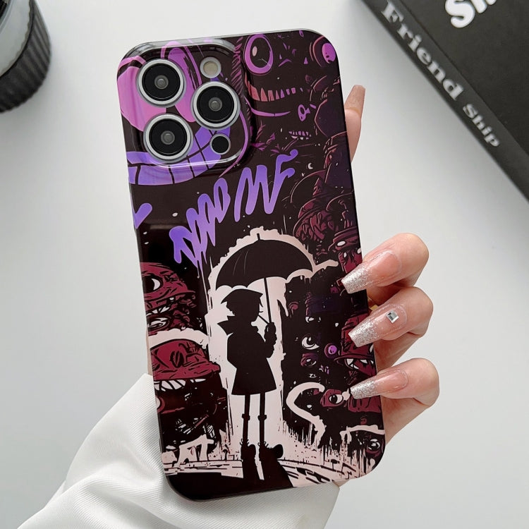 Painted Pattern Precise Hole PC Phone Case, For iPhone 11 Pro Max