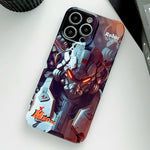 Painted Pattern Precise Hole PC Phone Case, For iPhone 11 Pro
