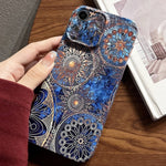 Painted Pattern Precise Hole PC Phone Case, For iPhone XR