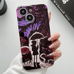 Painted Pattern Precise Hole PC Phone Case, For iPhone 15