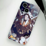 Painted Pattern Precise Hole PC Phone Case, For iPhone 15
