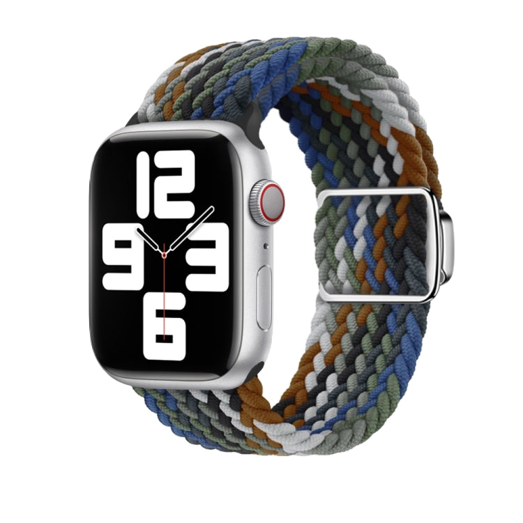 Bracelet de montre en nylon avec boucle magnétique, Pour Apple Watch 7 41mm, Pour Apple Watch Series 7 45mm