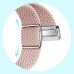Bracelet de montre en nylon avec boucle magnétique, pour Apple Watch SE 40 mm, pour Apple Watch SE 44 mm