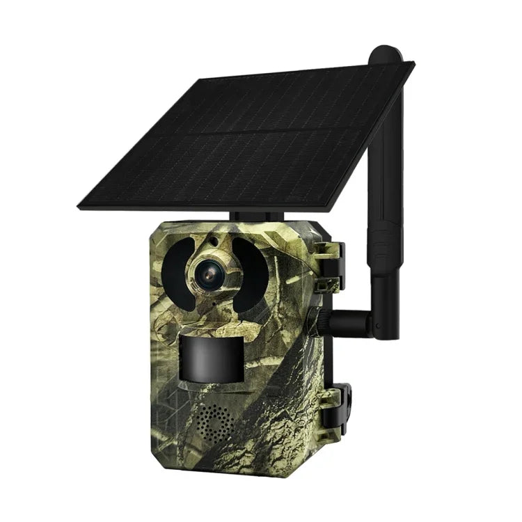 Caméra de chasse intelligente ESCAM QF380 4MP réseau solaire PIR alerte, version UE, version AU, version US