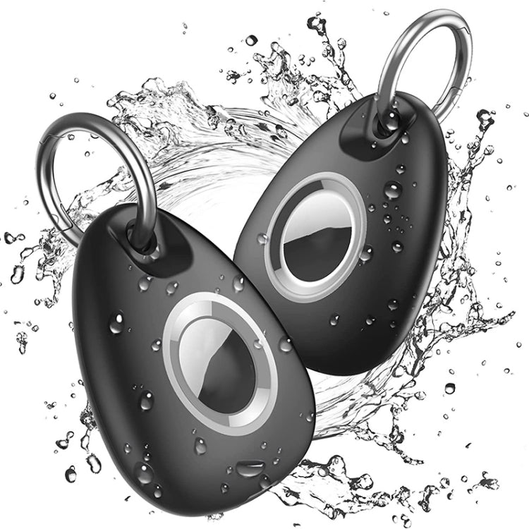 Lot de 2 étuis de protection en TPU étanche anti-chute et anti-perte pour AirTag 2e génération / AirTag 1re génération