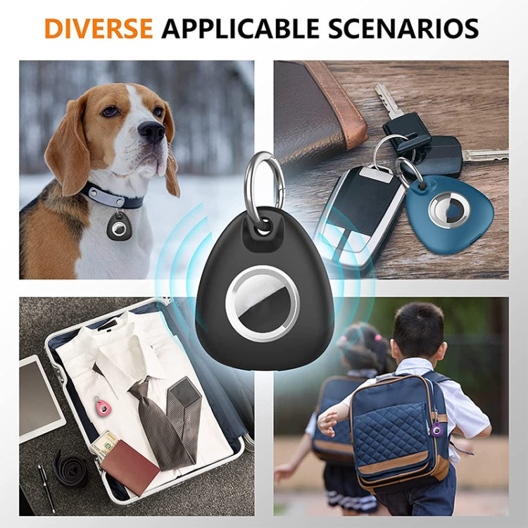Lot de 2 étuis de protection en TPU étanche anti-chute et anti-perte pour AirTag 2e génération / AirTag 1re génération