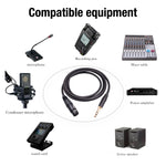 Câble microphone 6,35 mm 1/4 TRS mâle vers XLR 3 broches femelle, 1 m, 1,8 m, 3 m, 5 m, 10 m