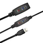 Câble rallonge USB 3.0 mâle vers femelle Super Speed, 5 m, 10 m