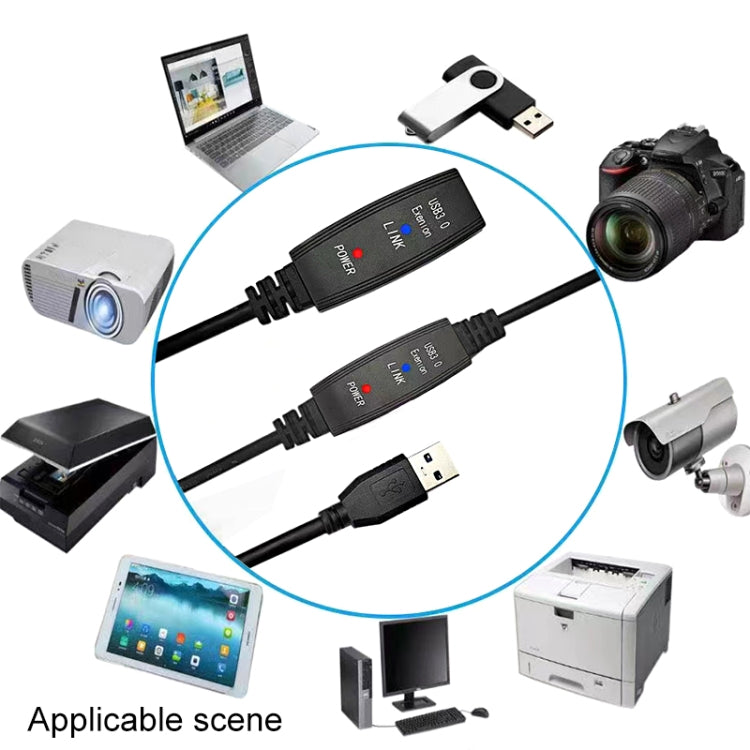 Câble rallonge USB 3.0 mâle vers femelle Super Speed, 5 m, 10 m