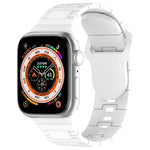 Bracelet de montre en silicone style armure à boucle carrée, pour Apple Watch 8 45 mm, pour Apple Watch SE 2022 40 mm, pour Apple Watch SE 2022 44 mm