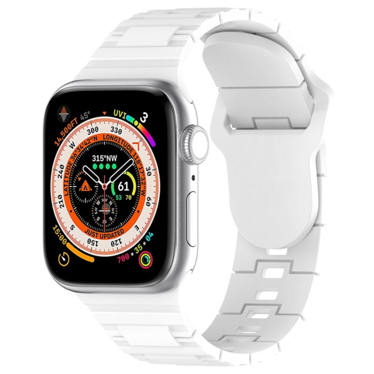 Bracelet de montre en silicone style armure à boucle carrée, pour Apple Watch 8 45 mm, pour Apple Watch SE 2022 40 mm, pour Apple Watch SE 2022 44 mm