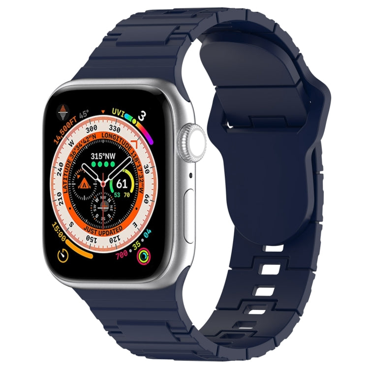 Bracelet de montre en silicone style armure à boucle carrée, pour Apple Watch 8 45 mm, pour Apple Watch SE 2022 40 mm, pour Apple Watch SE 2022 44 mm