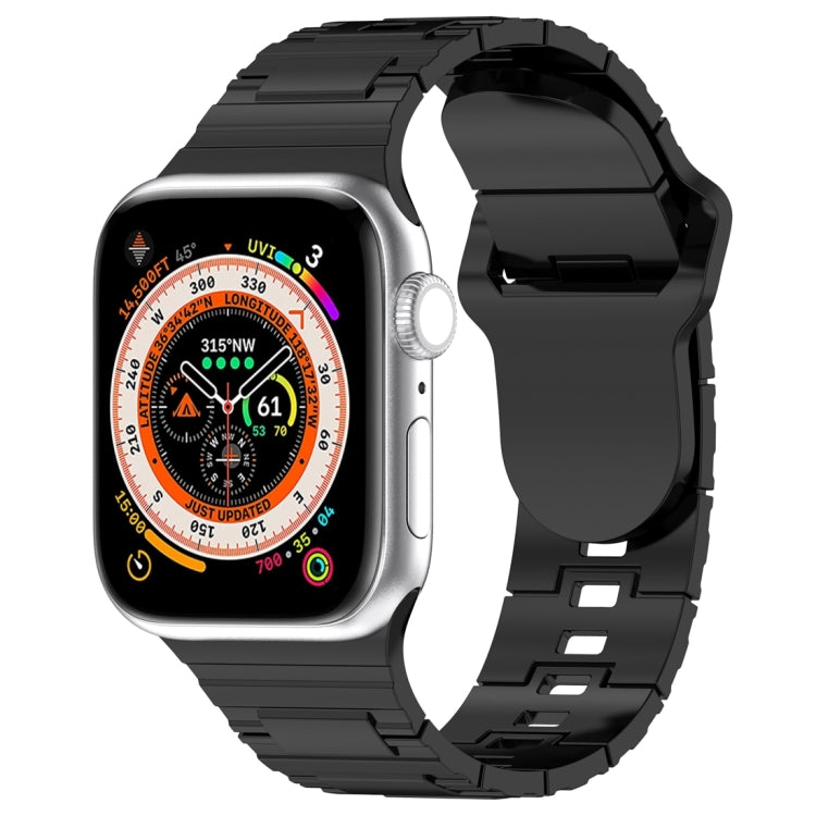 Bracelet de montre en silicone style armure à boucle carrée, pour Apple Watch 8 45 mm, pour Apple Watch SE 2022 40 mm, pour Apple Watch SE 2022 44 mm