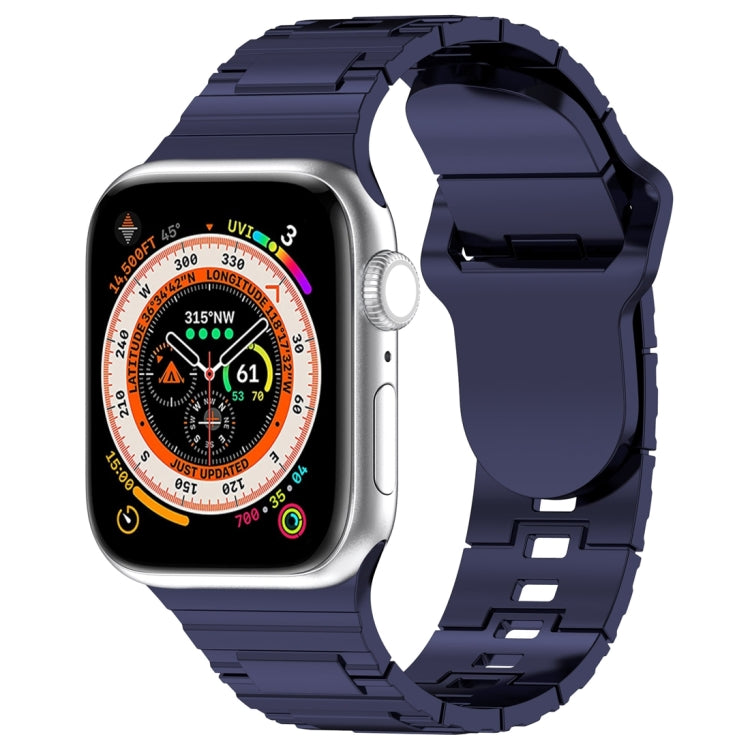 Bracelet de montre en silicone style armure à boucle carrée, pour Apple Watch 8 45 mm, pour Apple Watch SE 2022 40 mm, pour Apple Watch SE 2022 44 mm