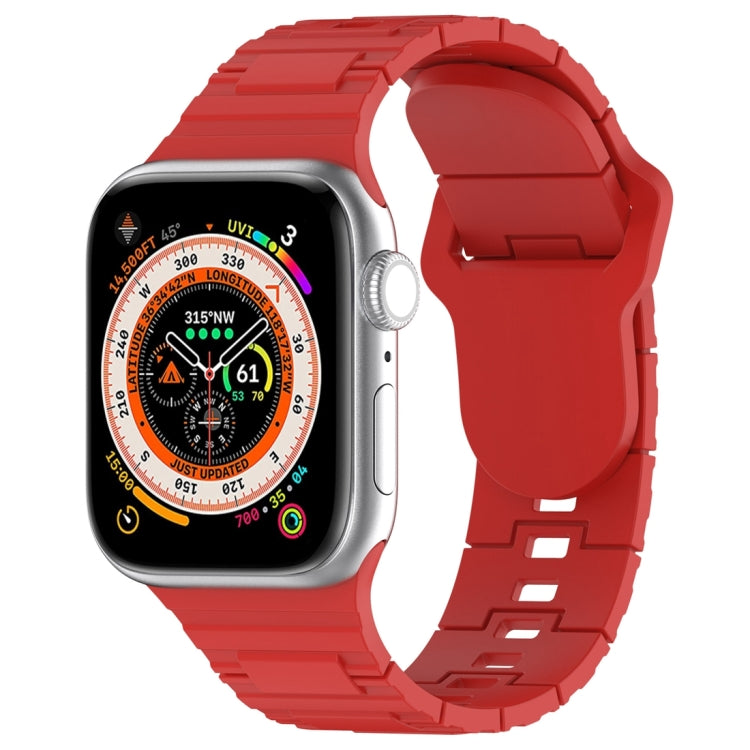 Bracelet de montre en silicone style armure à boucle carrée, pour Apple Watch 8 45 mm, pour Apple Watch SE 2022 40 mm, pour Apple Watch SE 2022 44 mm