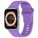 Bracelet de montre en silicone style armure à boucle carrée, pour Apple Watch 8 45 mm, pour Apple Watch SE 2022 40 mm, pour Apple Watch SE 2022 44 mm
