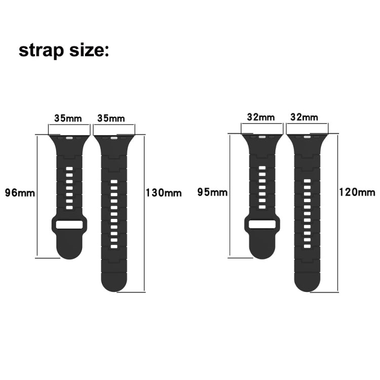 Bracelet de montre en silicone style armure à boucle carrée, pour Apple Watch 8 45 mm, pour Apple Watch SE 2022 40 mm, pour Apple Watch SE 2022 44 mm
