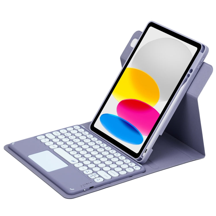 Étui en cuir avec clavier Bluetooth rotatif à 360 degrés et pavé tactile, pour iPad 10e génération 10.9 2022, pour iPad Air 2022 / iPad Pro 11 2021, pour iPad 10.2 2021 / Air 2019