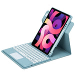 Étui en cuir avec clavier Bluetooth rotatif à 360 degrés et pavé tactile, pour iPad 10e génération 10.9 2022, pour iPad Air 2022 / iPad Pro 11 2021, pour iPad 10.2 2021 / Air 2019