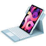 Étui en cuir avec clavier Bluetooth rotatif à 360 degrés et pavé tactile, pour iPad 10e génération 10.9 2022, pour iPad Air 2022 / iPad Pro 11 2021, pour iPad 10.2 2021 / Air 2019