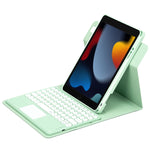 Étui en cuir avec clavier Bluetooth rotatif à 360 degrés et pavé tactile, pour iPad 10e génération 10.9 2022, pour iPad Air 2022 / iPad Pro 11 2021, pour iPad 10.2 2021 / Air 2019