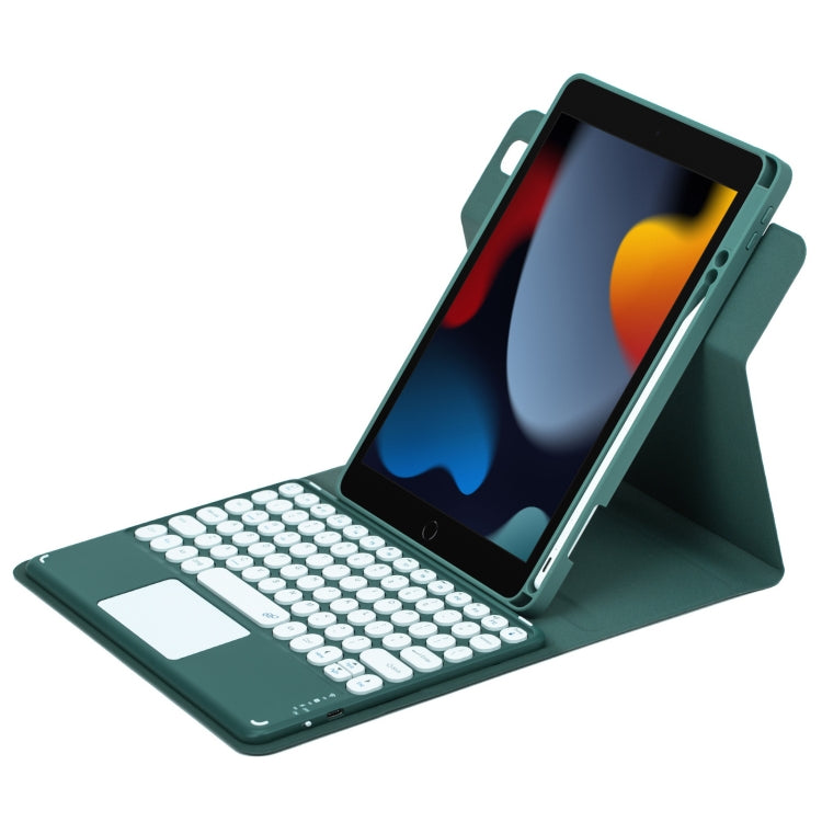 Étui en cuir avec clavier Bluetooth rotatif à 360 degrés et pavé tactile, pour iPad 10e génération 10.9 2022, pour iPad Air 2022 / iPad Pro 11 2021, pour iPad 10.2 2021 / Air 2019