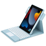 Étui en cuir avec clavier Bluetooth rotatif à 360 degrés et pavé tactile, pour iPad 10e génération 10.9 2022, pour iPad Air 2022 / iPad Pro 11 2021, pour iPad 10.2 2021 / Air 2019
