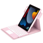 Étui en cuir avec clavier Bluetooth rotatif à 360 degrés et pavé tactile, pour iPad 10e génération 10.9 2022, pour iPad Air 2022 / iPad Pro 11 2021, pour iPad 10.2 2021 / Air 2019