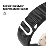 Bracelet en nylon DUX DUCIS série GS, pour Apple Watch Series 7 45mm, pour Apple Watch Series 6 40mm, pour Apple Watch Series 6 44mm, pour Apple Watch Series 5 44mm, pour Apple Watch Series 5 40mm, pour Apple Watch Series 4 44mm, pour Apple Watch 42mm...