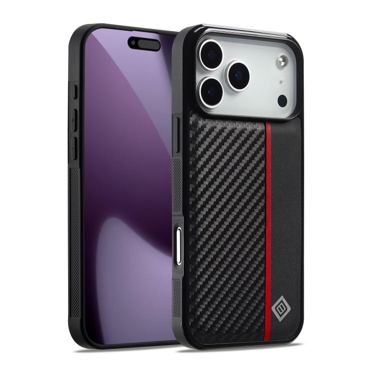 LC.IMEEKE 3 in 1 Carbon Fiber Texture Shockproof Phone Case, For iPhone 17 Pro Max, For iPhone 17 Pro, For iPhone 17, For iPhone Air, For iPhone 16 Pro Max, For iPhone 16 Pro, For iPhone 16 Plus, For iPhone 16, For iPhone 14 Plus, For iPhone 14