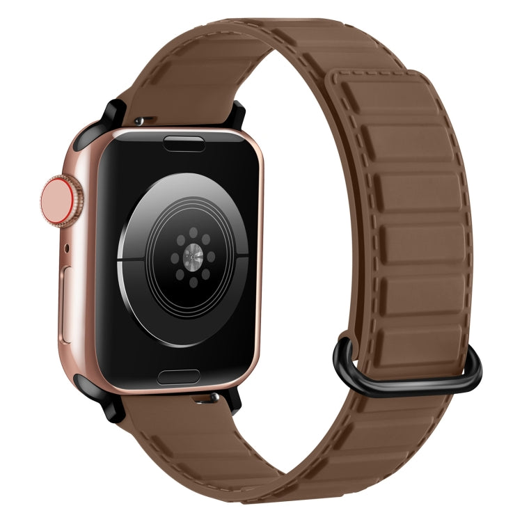Bracelet de montre en silicone magnétique à boucle inversée, pour Apple Watch Series 9 41 mm, pour Apple Watch Ultra 49 mm, pour Apple Watch Series 8 41 mm