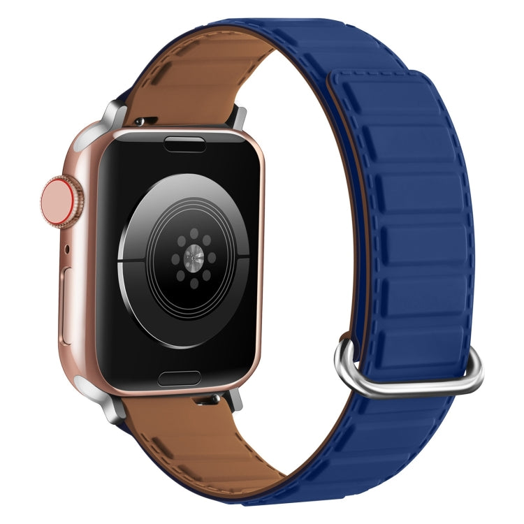Bracelet de montre en silicone magnétique à boucle inversée, pour Apple Watch SE 2023 40mm, pour Apple Watch Ultra 2 49mm, pour Apple Watch Series 9 45mm
