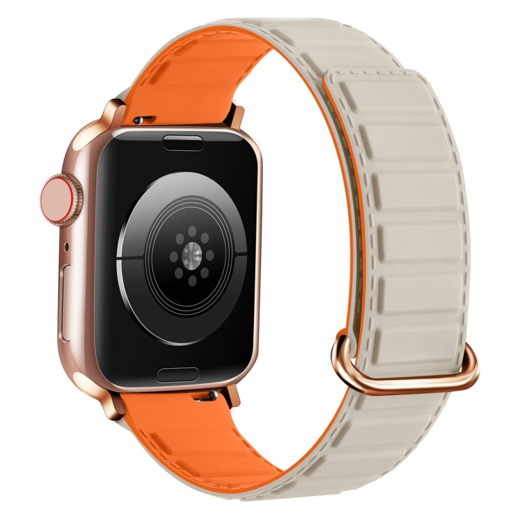 Bracelet de montre en silicone magnétique à boucle inversée, pour Apple Watch SE 2023 40mm, pour Apple Watch Ultra 2 49mm, pour Apple Watch Series 9 45mm
