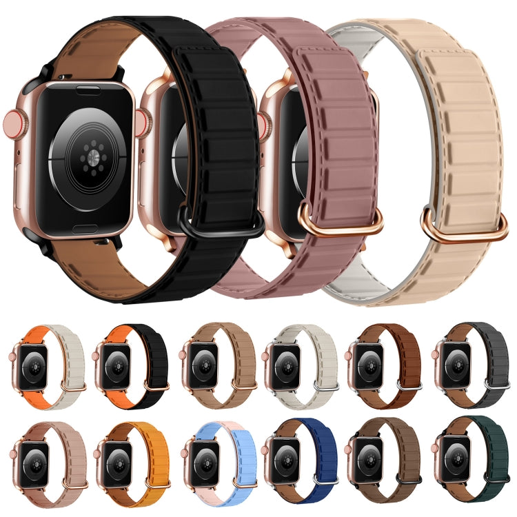 Bracelet de montre en silicone magnétique à boucle inversée, pour Apple Watch Series 4 40 mm, pour Apple Watch Series 3 38 mm, pour Apple Watch Series 3 42 mm