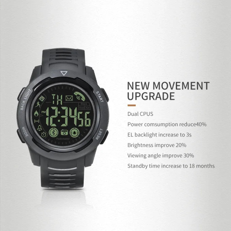 Montre de sport connectée SPOVAN PR3 étanche pour l'extérieur avec Bluetooth