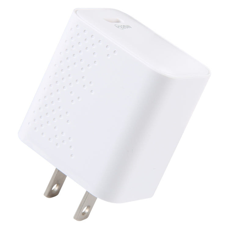 Chargeur de voyage LZ-105PD 25W USB-C / Type-C à motif à points, prise US, prise EU