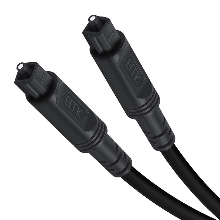 Câble de connexion optique à fibre numérique EMK port carré vers port carré pour haut-parleur, 1m, 1,5m, 2m, 3m, 5m, 8m, 10m, 15m, 25m