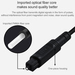 Câble de connexion optique à fibre numérique EMK port carré vers port carré pour haut-parleur, 1m, 1,5m, 2m, 3m, 5m, 8m, 10m, 15m, 25m
