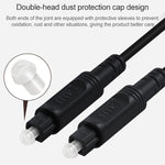 Câble de connexion optique à fibre numérique EMK port carré vers port carré pour haut-parleur, 1m, 1,5m, 2m, 3m, 5m, 8m, 10m, 15m, 25m