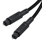 Câble de connexion optique à fibre numérique EMK port carré vers port carré pour haut-parleur, 1m, 1,5m, 2m, 3m, 5m, 8m, 10m, 15m, 25m