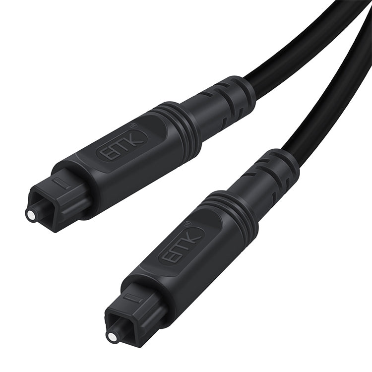Câble de connexion optique à fibre numérique EMK port carré vers port carré pour haut-parleur, 1m, 1,5m, 2m, 3m, 5m, 8m, 10m, 15m, 25m