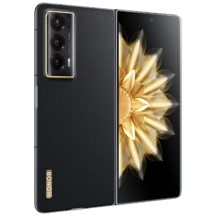 Honor Magic V2 Ultimate 5G, écran 7,92 pouces + 6,43 pouces, MagicOS 7.2, processeur Snapdragon 8 Gen2 octocœur jusqu'à 3,36 GHz, réseau : 5G, OTG, non compatible avec Google Play, 16 Go + 1 To
